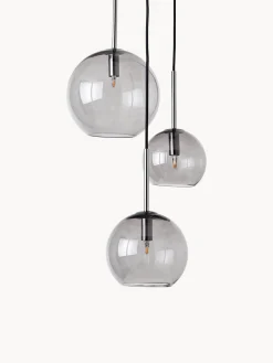 Lámpara de techo cluster de vidrio Raquel