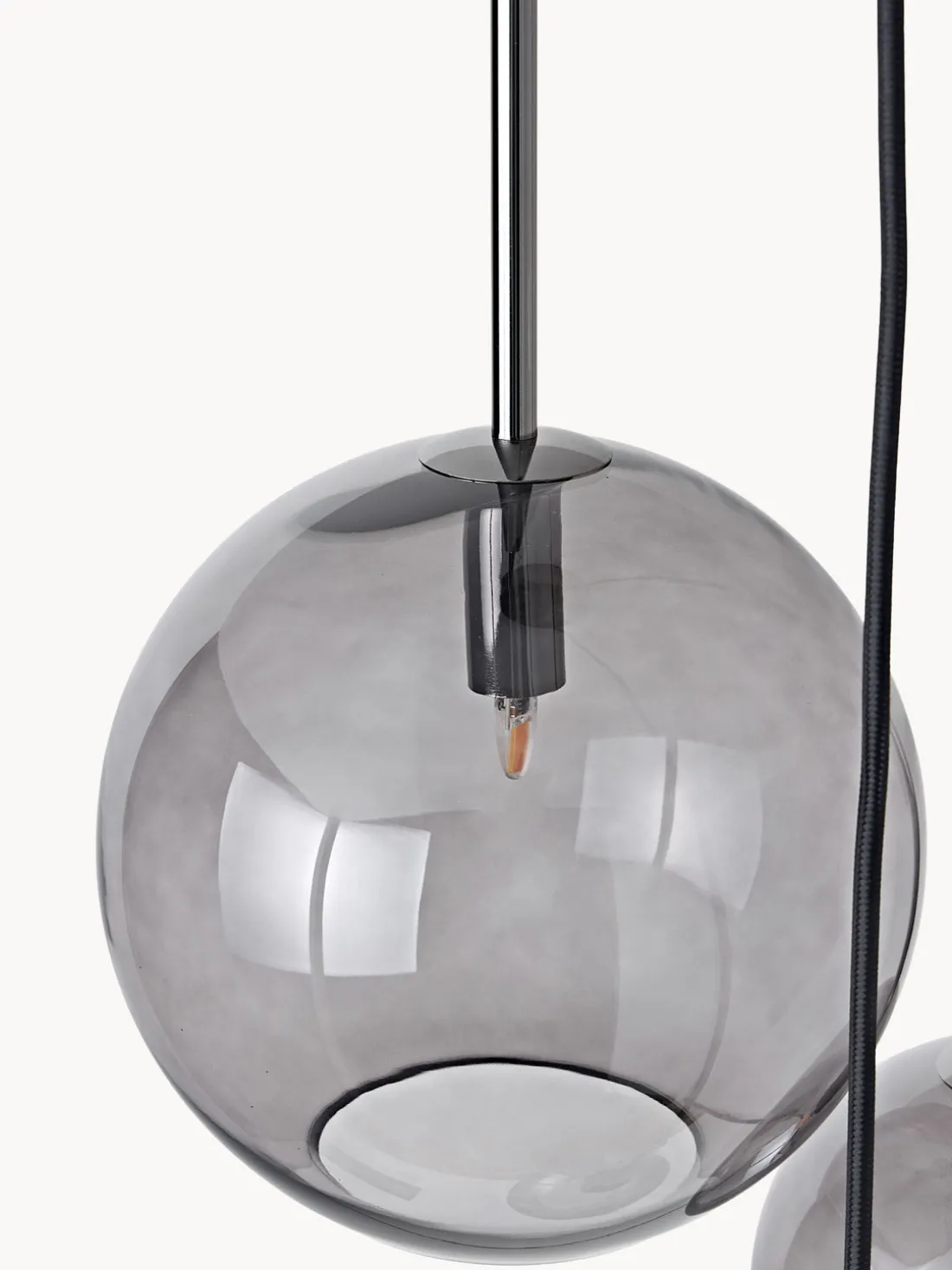 Lámpara de techo cluster de vidrio Raquel