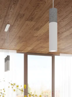 Lámpara de techo de cemento Edo