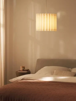 Lámpara de techo de lino Lucina