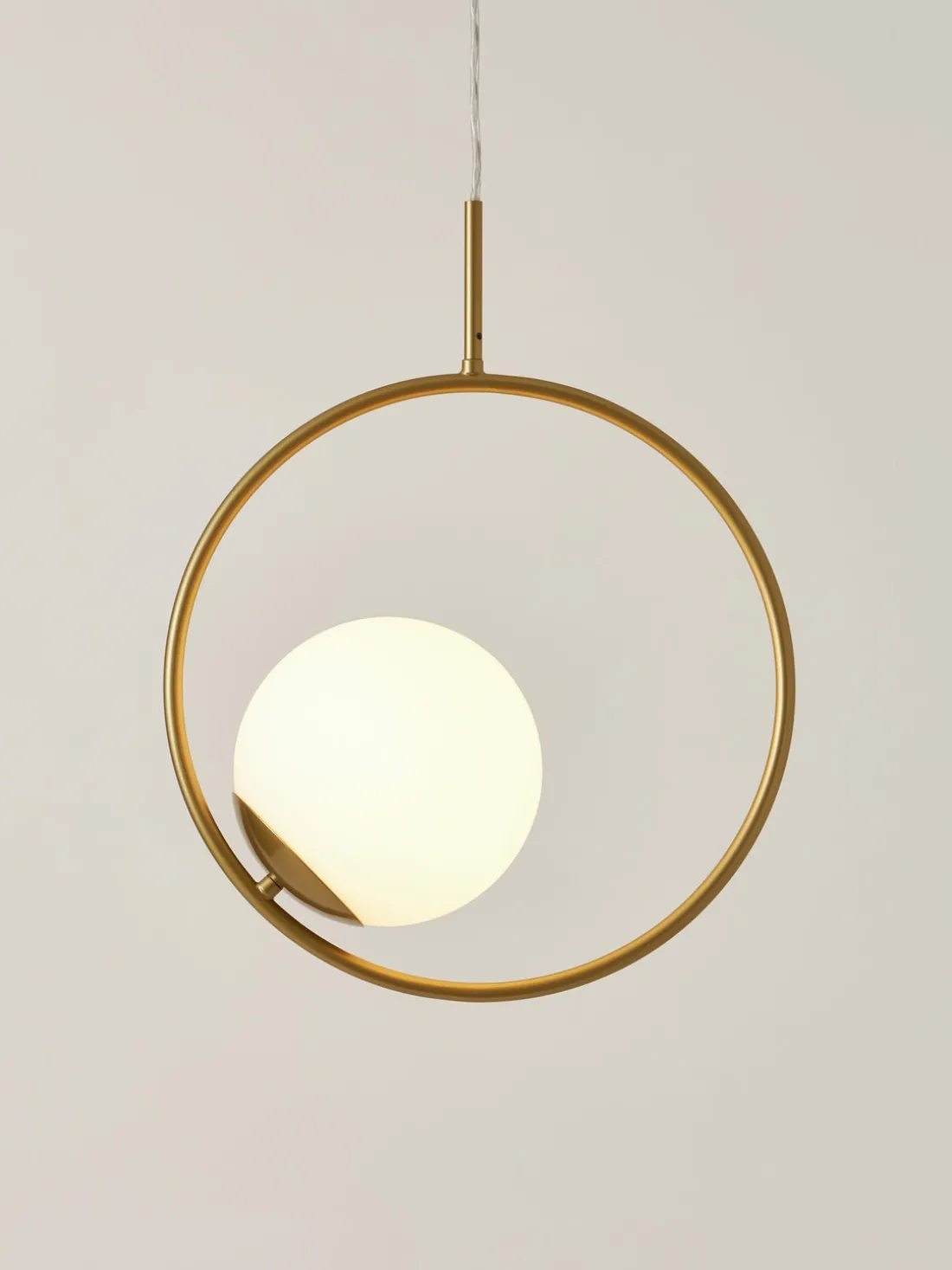 Lámpara de techo de vidrio opalino Chloe