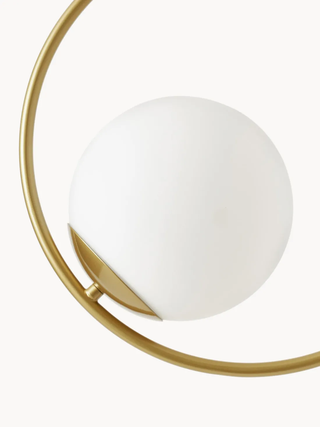 Lámpara de techo de vidrio opalino Chloe