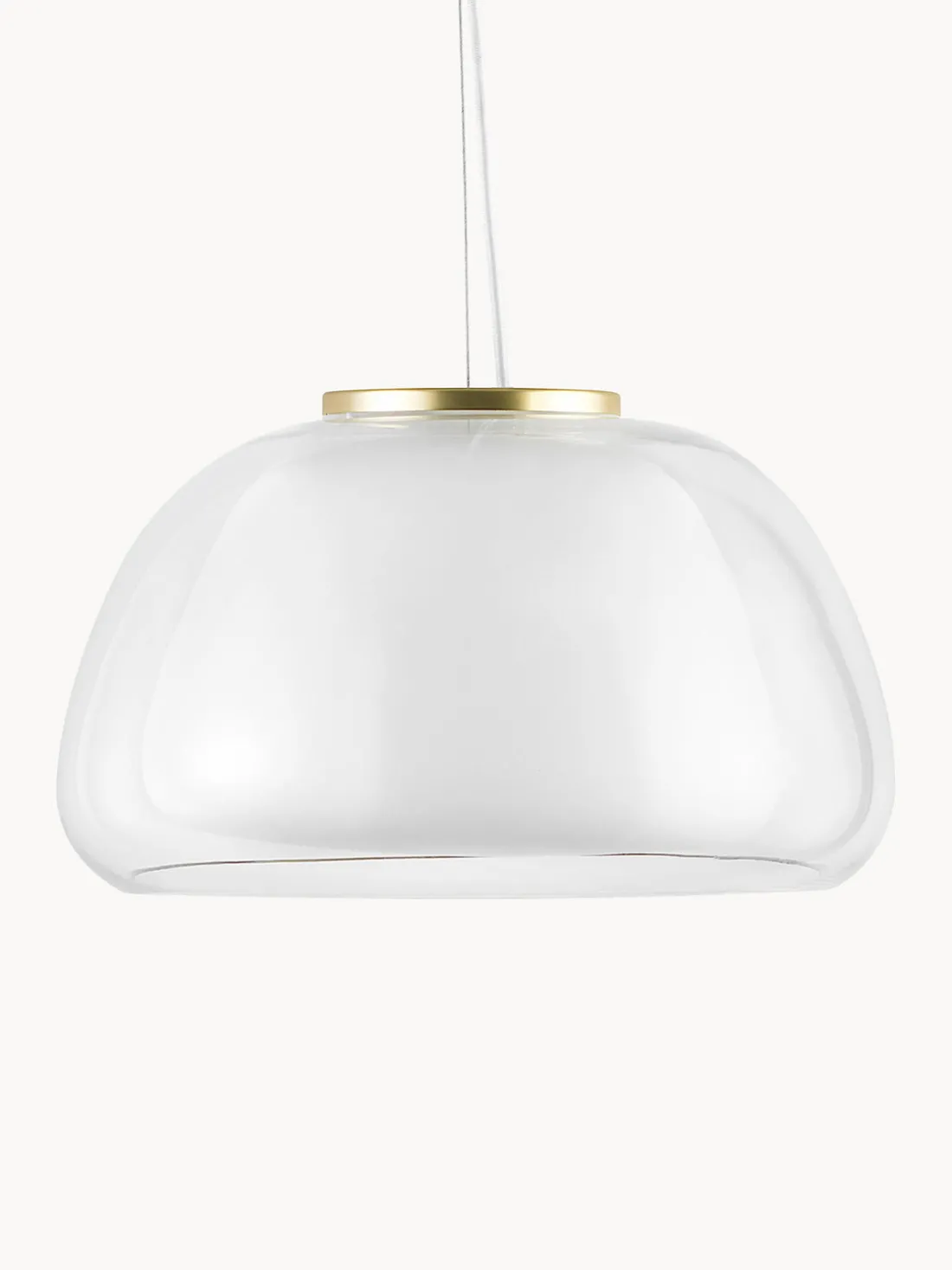 Lámpara de techo de vidrio Jelly