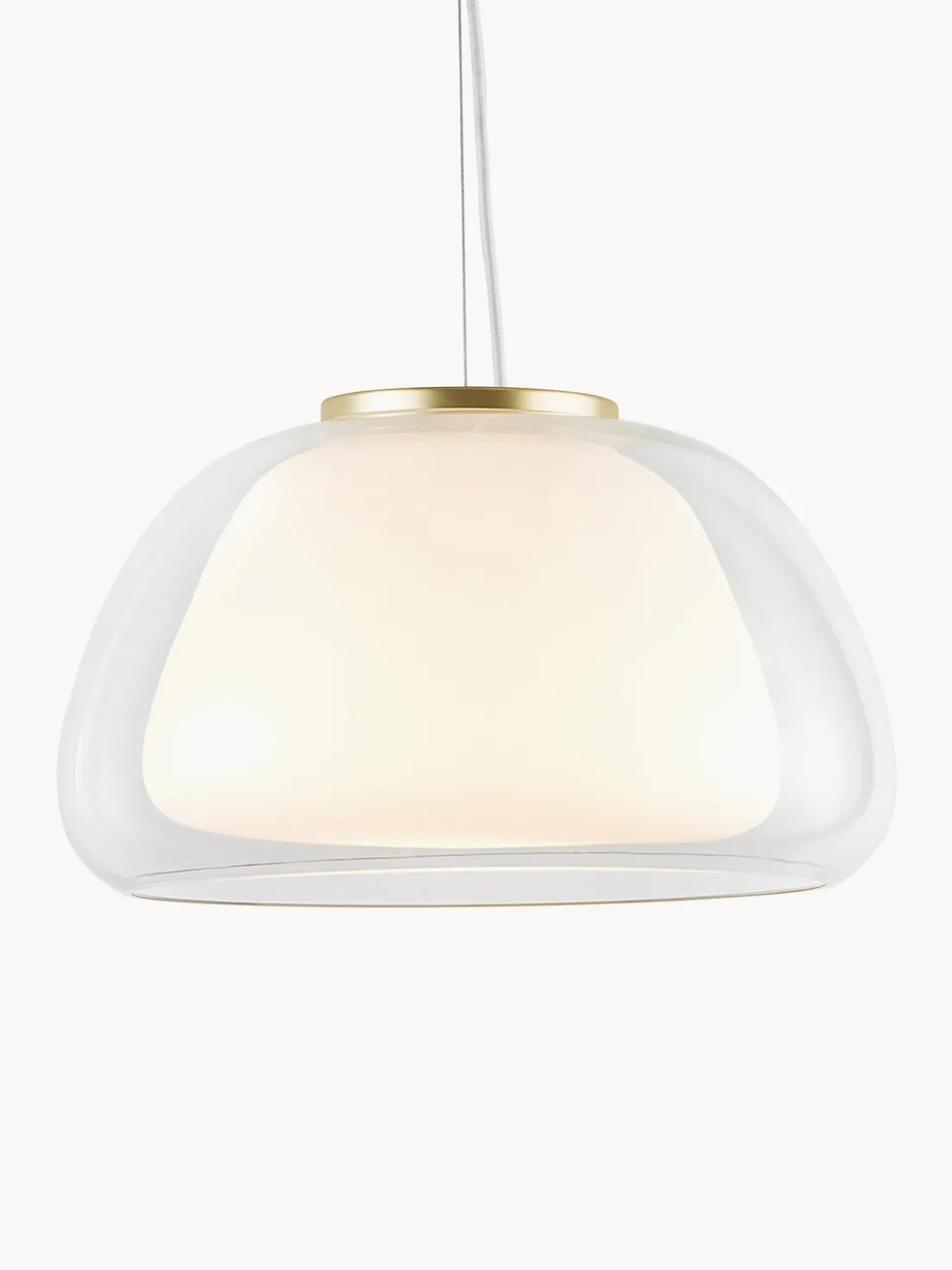 Lámpara de techo de vidrio Jelly