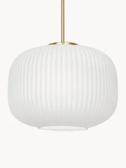 Lámpara de techo de vidrio opalino Milford