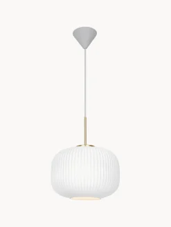 Lámpara de techo de vidrio opalino Milford