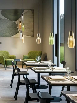 Lámpara de techo de vidrio soplado Olivia