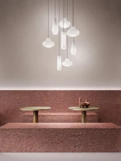 Lámpara de techo de vidrio soplado Emma