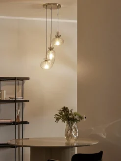 Lámpara de techo de vidrio Nyra