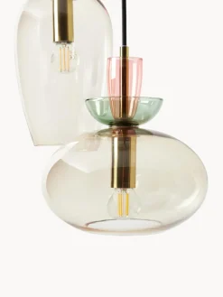 Lámpara de techo de vidrio Nyra