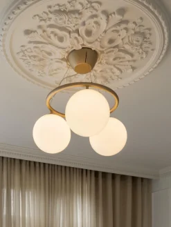 Lámpara de techo de vidrio Miira