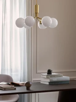 Lámpara de techo de vidrio Apiales