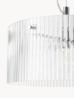 Lámpara de techo de vidrio acanalado Emmi