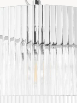 Lámpara de techo de vidrio acanalado Emmi