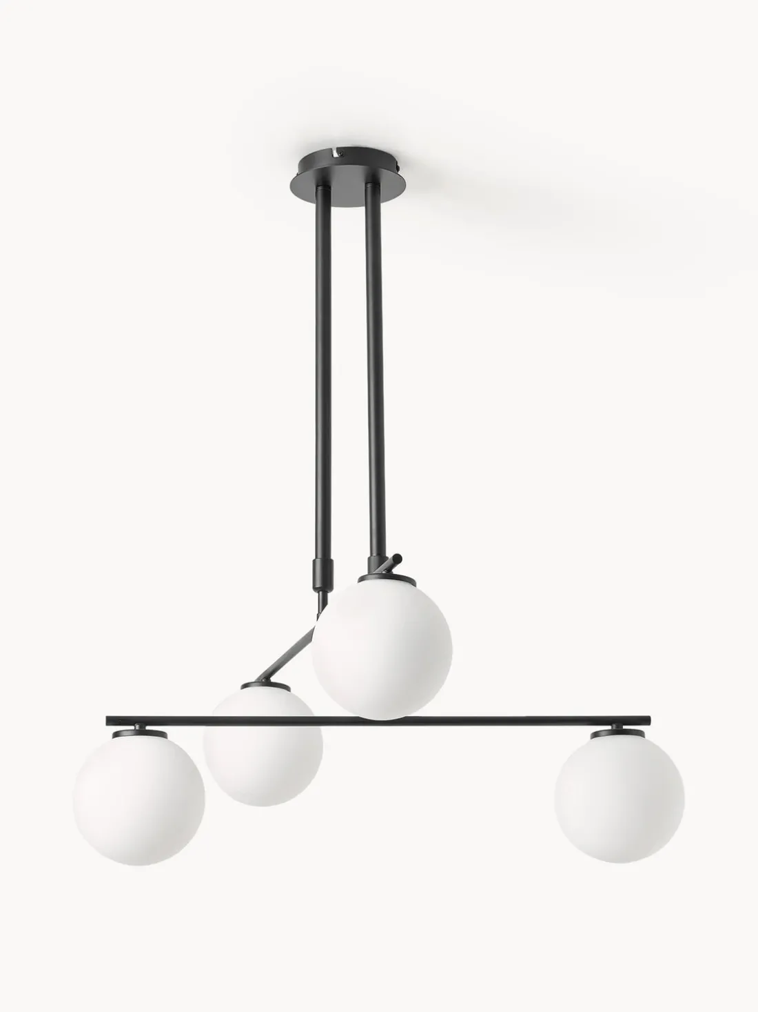 Lámpara de techo de vidrio opalino Atlanta