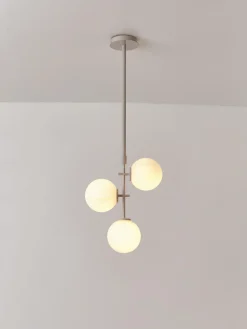 Lámpara de techo de vidrio opalino Atlanta