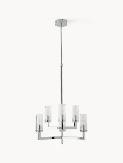 Lámpara de techo de vidrio estriado Emmi