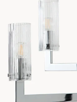 Lámpara de techo de vidrio estriado Emmi