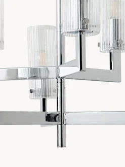 Lámpara de techo de vidrio estriado Emmi