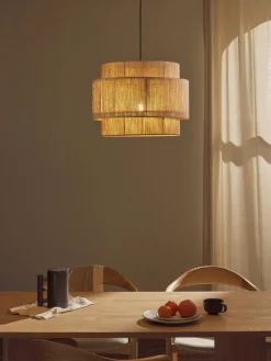 Lámpara de techo de yute Cecillia