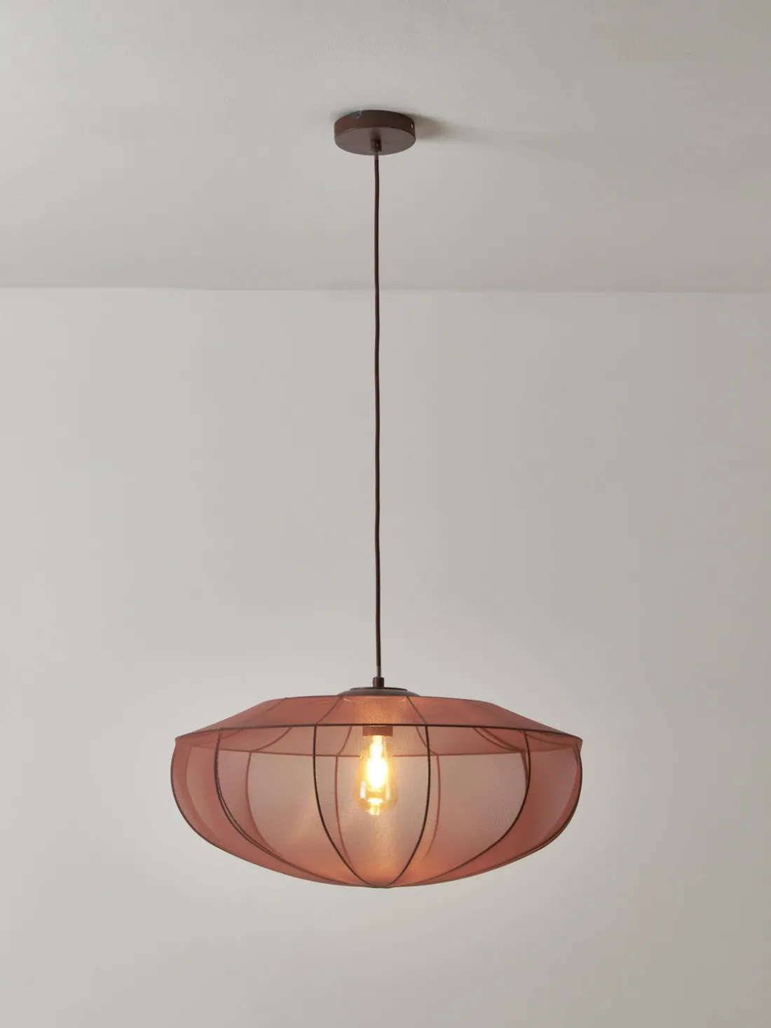 Lámpara de techo en tejido malla Beau