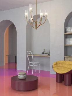 Lámpara de techo grande Arco