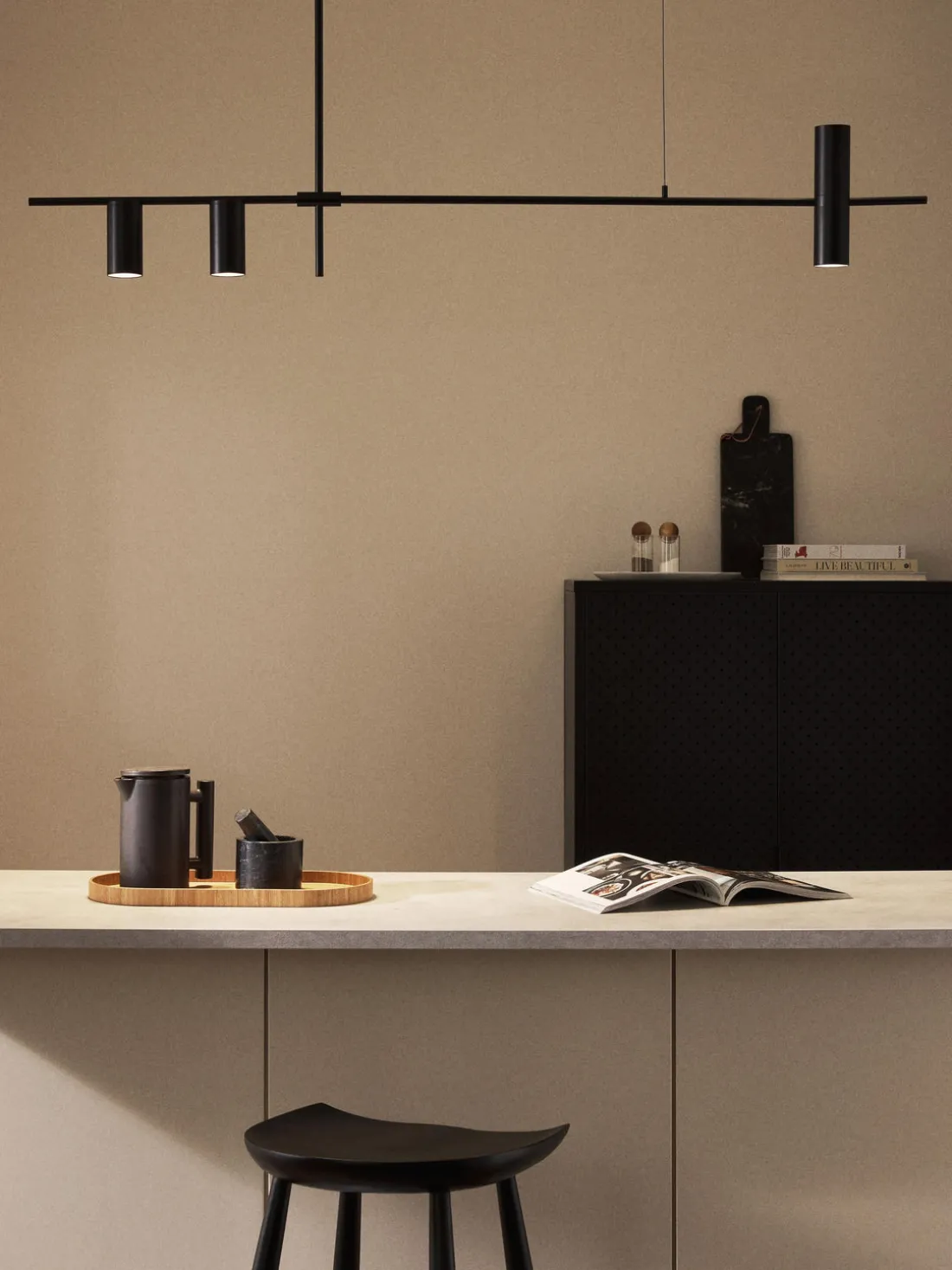 Lámpara de techo grande Cassandra