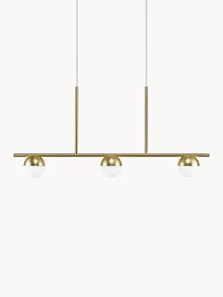 Lámpara de techo grande de vidrio opalino Contina