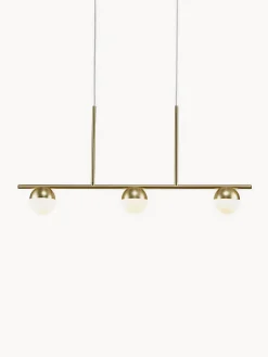 Lámpara de techo grande de vidrio opalino Contina