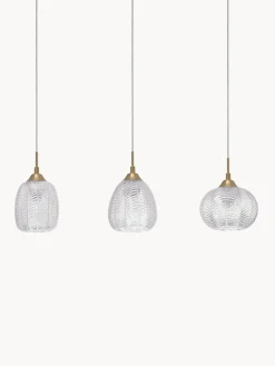 Lámpara de techo grande de vidrio satinado Vario