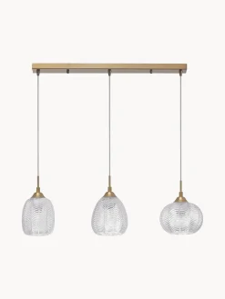 Lámpara de techo grande de vidrio satinado Vario