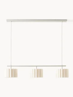 Lámpara de techo grande de lino Lucina