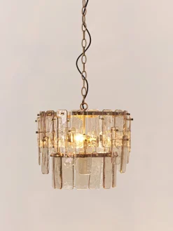 Lámpara de techo grande de vidrio Cersei