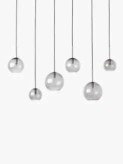 Lámpara de techo grande de vidrio Raquel