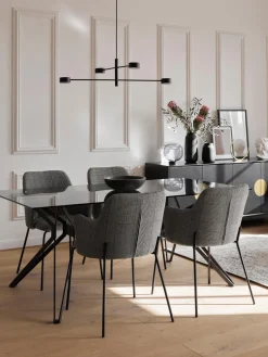 Lámpara de techo grande LED regulable Clyde