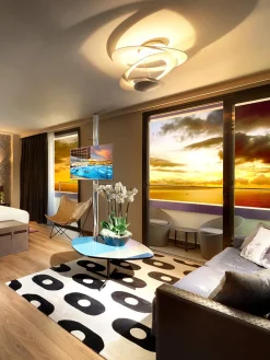 Lámpara de techo grande Pirce, Ø 69 cm