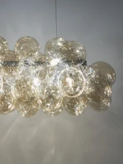 Lámpara de techo LED grande soplada Gross Bar