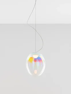 Lámpara de techo LED regulable soplada Stellar Nebula, tamaños diferentes