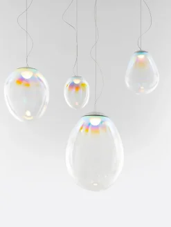 Lámpara de techo LED regulable soplada Stellar Nebula, tamaños diferentes