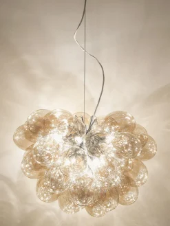 Lámpara de techo LED soplada Gross