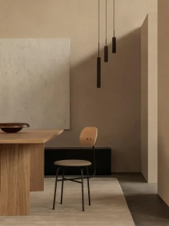 Lámpara de techo pequeña con superficie acanalada Tubulaire, 24 cm