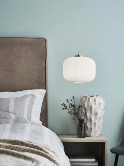 Lámpara de techo pequeña de vidrio Sober