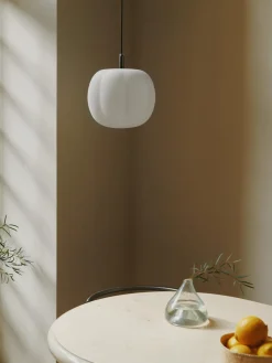 Lámpara de techo pequeña de vidrio Pepo, tamaños diferentes