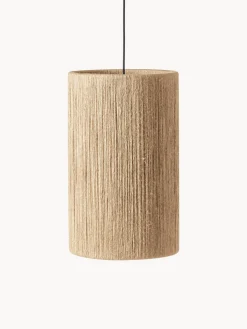 Lámpara de techo pequeña de yute RO, Ø 30 cm