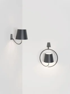 Lámpara de techo pequeña LED para exterior regulable Poldina