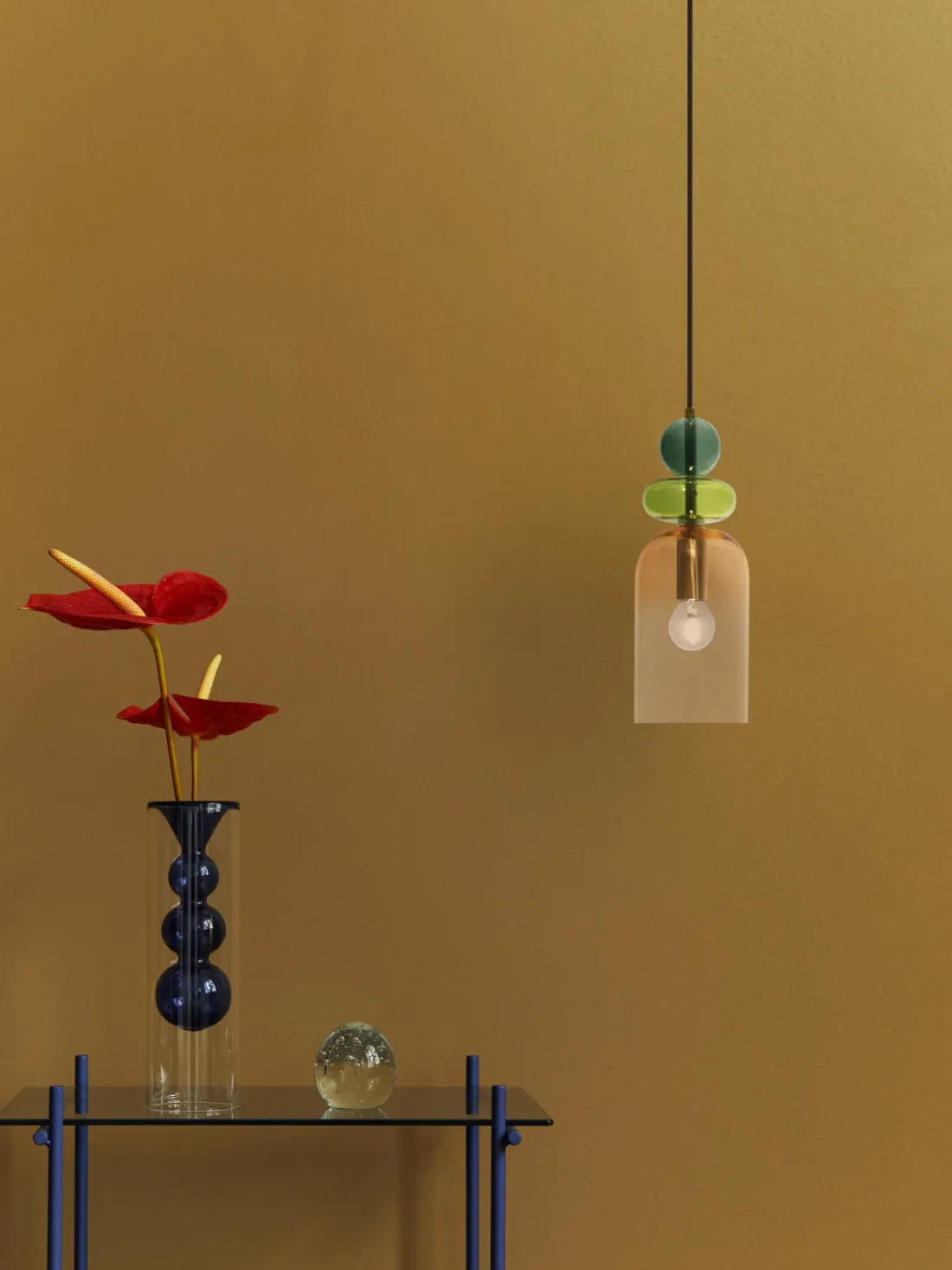 Lámpara de techo pequeña Murano