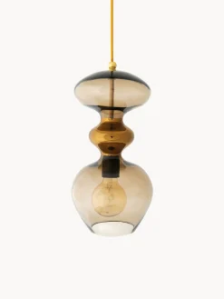 Lámpara de techo pequeña soplada artesanalmente Futura