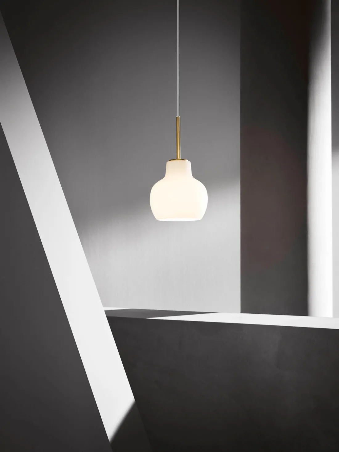 Lámpara de techo soplada VL Ring Crown