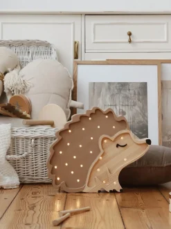 Lámpara infantil LED artesanal regulable con función de temporizador Hedgehog