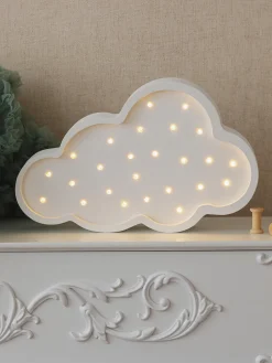 Lámpara infantil LED artesanal regulable Cloud, con función de temporizador